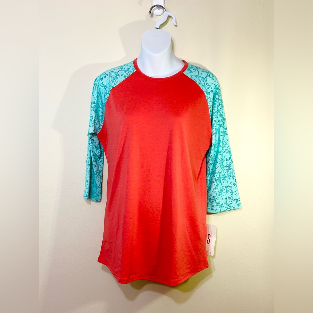 NWT LulaRoe Disney The Little Mermaid Flounder Randy Top